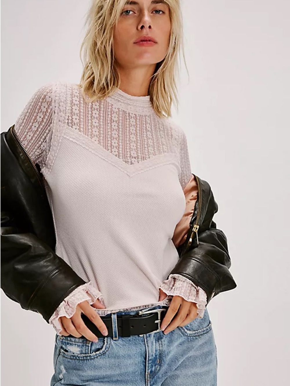 Free people Mina Long-Sleeve Top